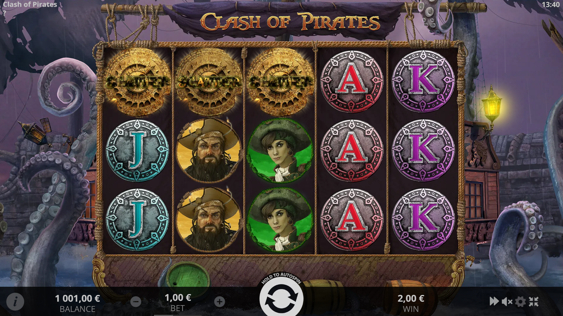 símbolos Clash of Pirates, segredos dos símbolos, vitórias no slot